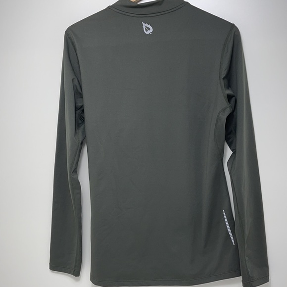 NWT Baleaf dark olive green thermal long sleeve layering shirt sz XL - Picture 5 of 7